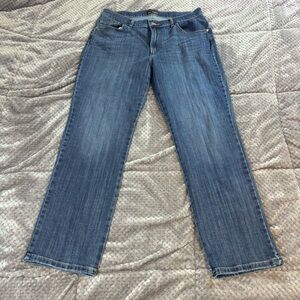 Lee Women's Straight Leg Blue Jeans‎
